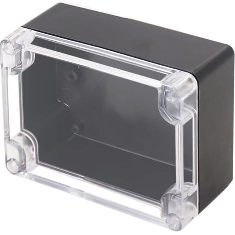 Boîte De Jonction Étanche Ip65, Boîte De Raccordement Électrique Avec Couvercle En Plastique Transparent, Boîtier Extérieur Pour Connexions De Câbles, Boîtier De Compteur Électrique Résistant Aux Inte (1/5)