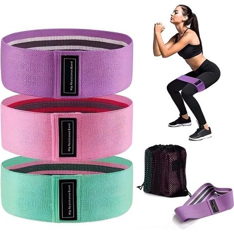 - Cinturón de fitness - Banda de resistencia para el hogar - Duradero y flexible - Adecuado para entrenamiento al aire libre - Mejora la fuerza muscular - Perfecto... (1/5)