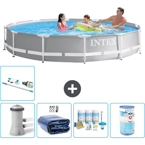 Intex Piscine Prism Frame Ronde - 366x76 cm - 6-pièces S32079