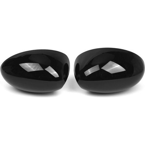 Coques de r��troviseurs lat��raux de rechange pour BMW Mini Cooper s��rie R R50 R53 R52 2000-2008, 51167030715, 51167030716 (noir, 1 paire)