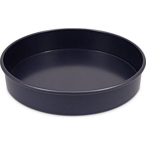 zyliss E980195 Tortiera Rotonda a Fondo Removibile Antiaderente, 20cm, Acciaio al Carbonio, Blu Scuro, Tortiera Base Sfusa Per Forno, Lavabili in Lavastoviglie (1/4)