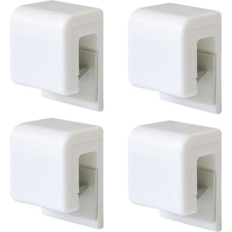Set di 4 supporti per dentifricio autoadesivi multiuso impermeabili con fissaggio a muro per bagno (1/4)