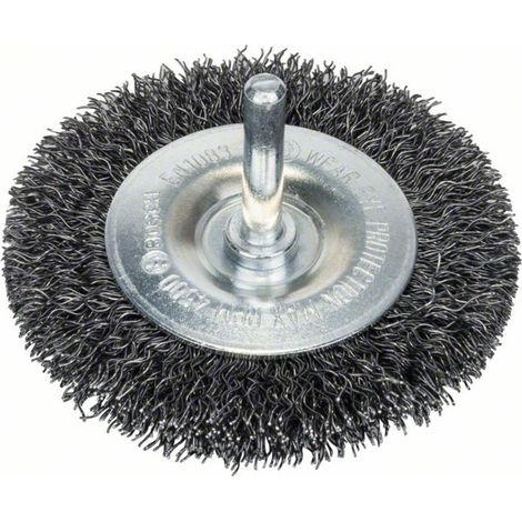 Bosch Accessories Scheibenbürste, gewellt, 75 mm, 0,3 mm, 8 mm, 4500 U/min Schaft-Ø 6 mm 2608622007