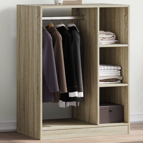 Armario de madera de ingeniería roble Sonoma 77x48x102 cm vidaXL