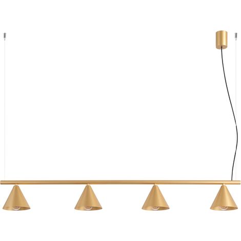Lampadari Nox oro 122x215x14cm Acciaio Sollux (1/5)