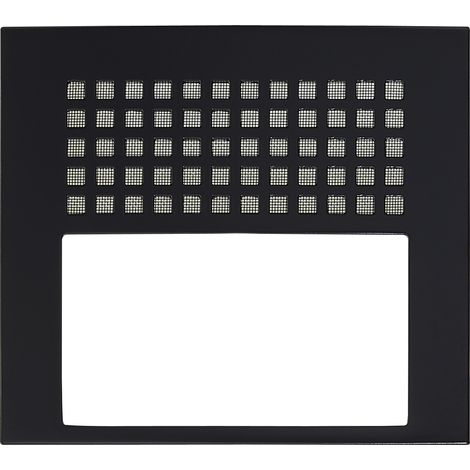 Façade finition noire satinée pour micro HP GTDBV et GTDBVN GTDBPB AIPHONE 200429