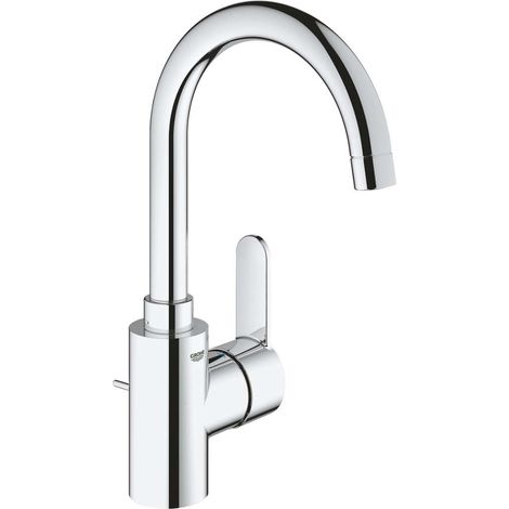 Grohe Eurostyle Cosmopolitan - Waschtischarmatur mit schwenkbarem Auslauf und Ablaufgarnitur, verchromt 23043003 (1/2)