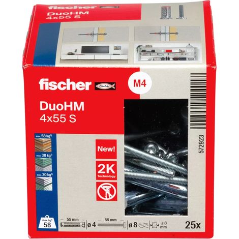 DuoHM 4X55 TX tappi metallici per corpi cavi - FISHER - 572923