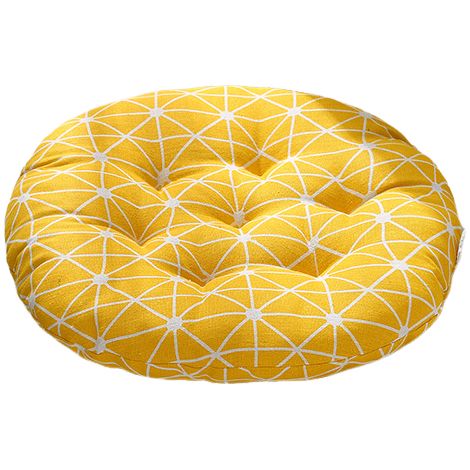 Coussins de Chaise Rond 40x40cm – Lot de 4, Idéal pour Jardin, Terrasse, Balcon, Confort Extérieur