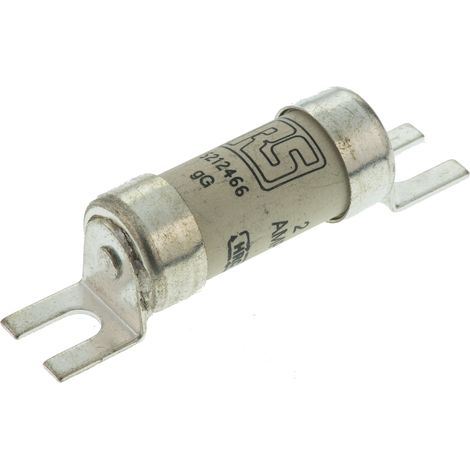 Fusible standard Britannique RS PRO, taille A1, 2A, gG 550V c.a.