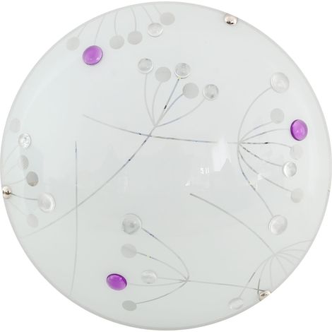 Plafoniera LED Candellux Floral bianca 30cm 10W 3000K (1/2)