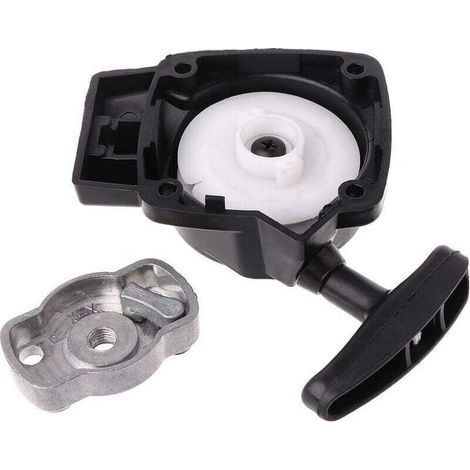 pair Tête Démarreur Lanceur Pour Débroussailleuse Tondeuse Gazon Moteur 26CC Pièce Jardin (1/4)