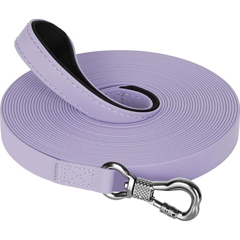 Guinzaglio per cani, guinzaglio impermeabile per addestramento cani da 5 m, guinzaglio per cani con moschettone di bloccaggio, guinzaglio resistente per cani di piccola, media e grande taglia, viola (1/5)