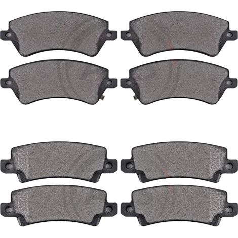 KIT PASTIGLIE FRENO ANTERIORI E POSTERIORI compatibile con TOYOTA HIGHLANDER / KLUGER (U4) / PASTIGLIE FRENANTI AUTO OEM P 83 145,P 83 138 / SOSTITUZIONE DIRETTA / BASSA POLVERE / SILENZIOSO (1/4)