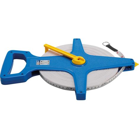 cinta métrica bgs-technic 2160 100 m doble escala