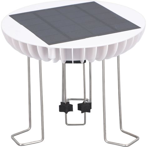 Agitateur silencieux à eau solaire, pour bain d'oiseaux, décoration d'étang de jardin, 5V 2W (1/5)
