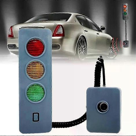 Système de stationnement automatique avec capteur de stationnement LED pour voiture, radar de recul, alerte sonore et trois couleurs lumineuses - JXLGV (1/5)