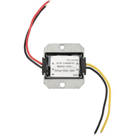 DC-Boost-Modul, wasserdicht, Aluminium-Druckguss, Aufwärtswandler mit hohem Wirkungsgrad, 5 bis 12 V