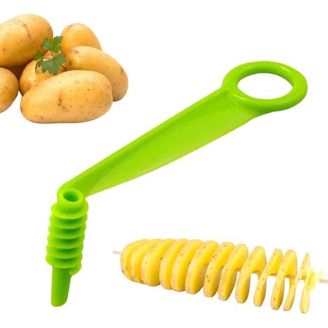 pezzi Spiralizzatore per verdure, affettatrice multifunzionale per affettare cetrioli, patate, affettatrice manuale, affettatrice per patate, spiralizzatore (1/5)