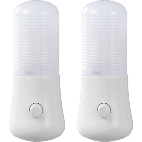 Nachtlicht zum Einstecken – Automatischer Lichtsensor – Einstellbare Helligkeit – Warmweiß – 1 W – Für Schlafzimmer, Flur, Treppenhaus, Badezimmer – 1 Stück (1/5)