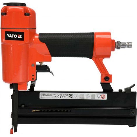 Druckluft-Nagler Kombi für Klammern und Stifte Streifennagler Klammergerät Tacker +25-40mm und Nägel 10-50mm (1/5)