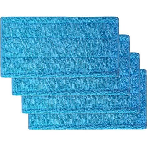 4PCS Lingettes Reutilisable pour Swiffer Wetjet,Serpillières Remplacement pour Swiffer WetJet Spray Balais Lavable en Machine (1/4)