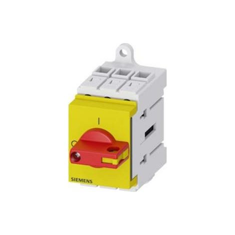 [NEUWERTIG] B-Ware Siemens Lasttrennschalter Rot Gelb Hauptschalter 3polig 16 Mm² 63 A 690 V/Ac