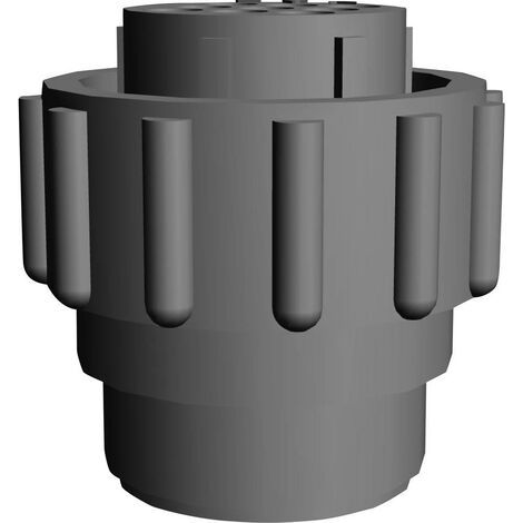 TE Connectivity 206708-1 Cosse cylindrique mâle embase mâle Nombre total de pôles: 9 Série (connecteur rond): CPC 1 pc( (1/2)
