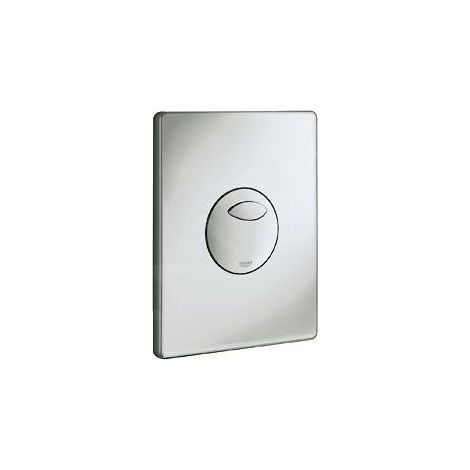 Commande de chasse d'eau Skate 42303 chromé mat (1/3)