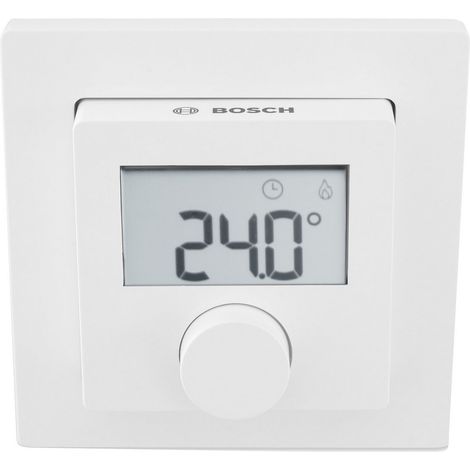 Bosch Fernbedienung, Raumregler CR 11, 81x81x25mm, für 1 Heizkreis (1/2)
