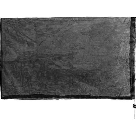 Sac pour broyeur de branches, 61 x 122 cm, pour broyeur de feuilles, sac robuste avec attache pour corde, noir (1/5)