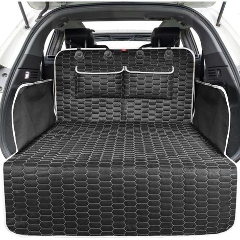 Copertura per bagagliaio auto per cani – Tessuto Oxford 600D impermeabile – Dimensioni 185 x 103 cm – Antiscivolo con 2 tasche (1/5)