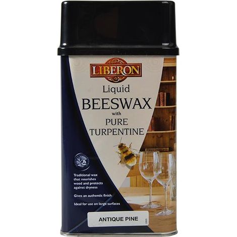 Liberon Liquid Beeswax with Pure Turpentine - Antique Pine - 500ml