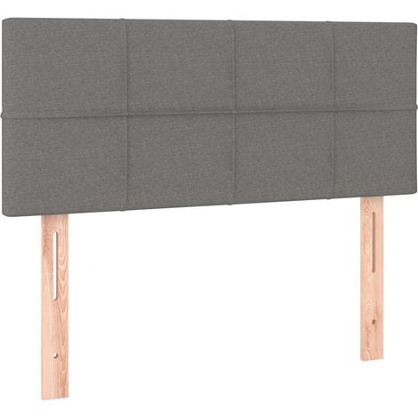 Maison Exclusive - Cabecero de tela gris oscuro 80x5x78/88 cm (1/5)