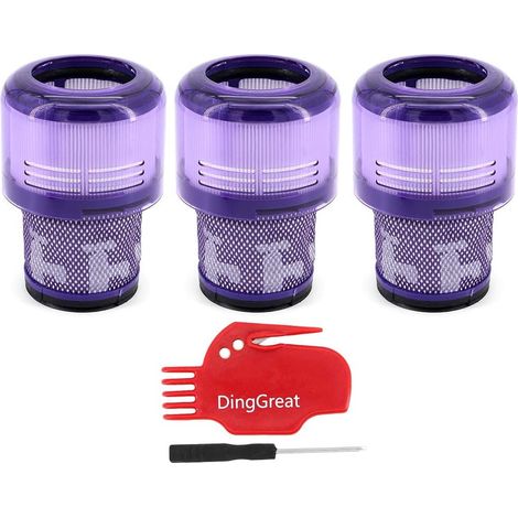 3 Pack Filtre de remplacement pour Dyson V15 SV22 V11 SV14 Cyclone Animal Absolute Total Clean Aspirateur Remplacer DY-970013-02 & 97001302 (1/5)