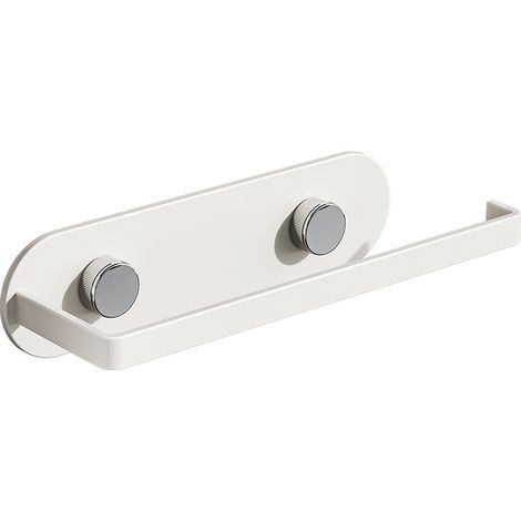 Support de film étirable sans perçage, étagère de rangement suspendue pour armoire, distributeur de papier en rouleau peu encombrant (1/5)