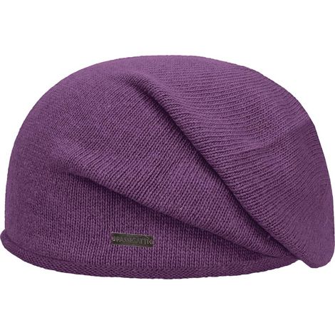Gorro de cachemira morado para mujer Passigatti