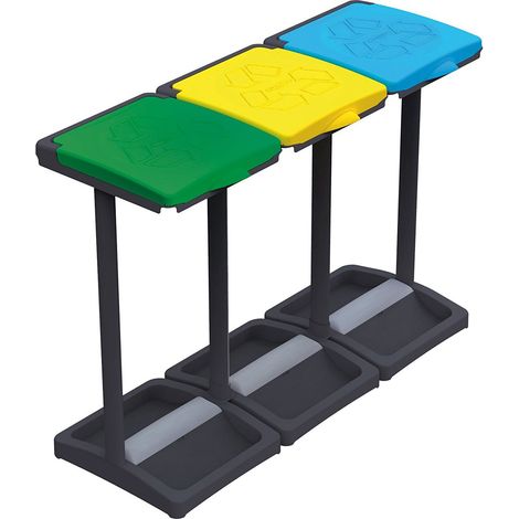 Müllsackhalter 3-fach Abfalltrennsystem Mr.B Tris (1/5)