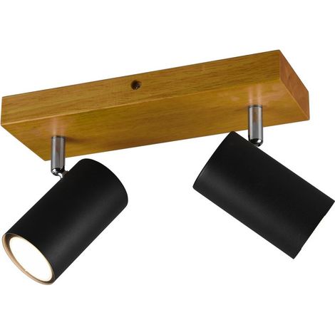 Spot da Interno a Led in Metallo Nero Opaco