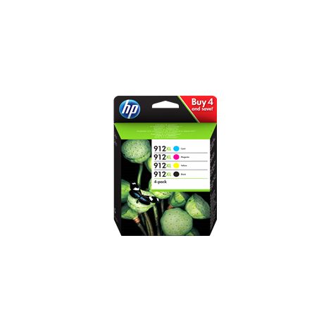 HP 912 XL Multipack negro / cian / magenta / amarillo