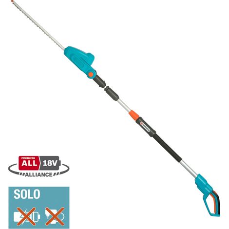 GARDENA Tagliasiepi telescopico a batteria THS 42/18V POWER FOR ALL, senza batteria, per tagliare fino a 3 m (14732-55)