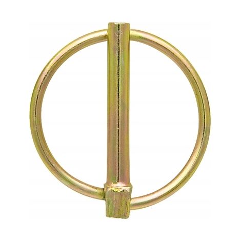 Goupille fendue agricole avec anneau 5 mm, lot de 10 (1/2)