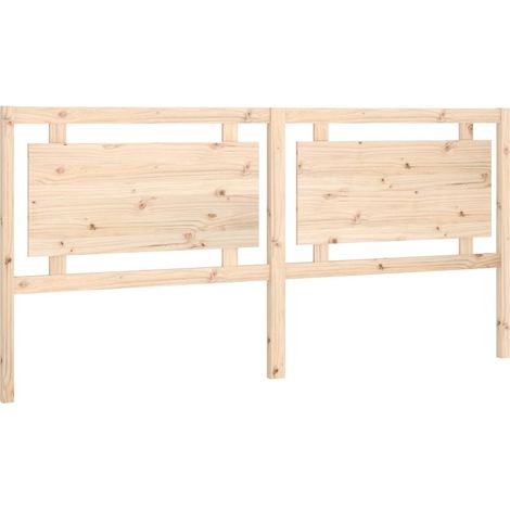 Maison Exclusive - Kopfteil 205,5x4x100 cm Massivholz Kiefer (1/5)