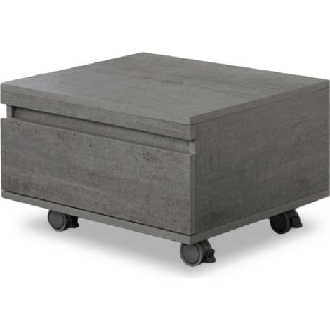 Kommode für das Badezimmer mit Rollen Grau (1/5)