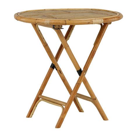 Cane Table basse Ø90cm, naturel. (1/4)