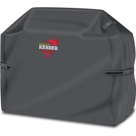 KESSER® Housse barbecue 600D - Anthracite, 132 x 66 x 109 cm (BxTxH) (1/5)