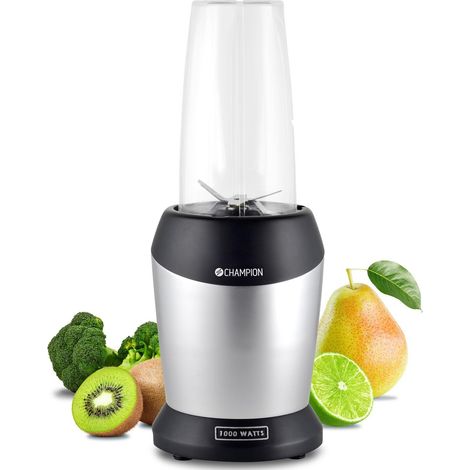 Champion CHMB100 mezclador nutricional negro plata 1000W