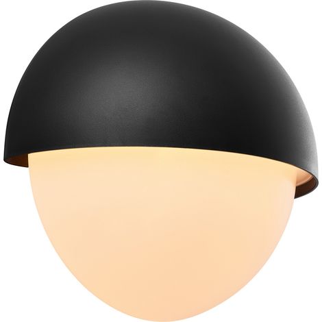 Applique murale SCOR Round Matière plastique Noir, H.18 IP44 E14 /Nordlux Extérieur (1/5)