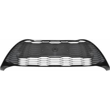 Grille de pare-choc avant centrale noire brillante nid d'abeille Toyota Yaris 3 phase 3 2017-2020