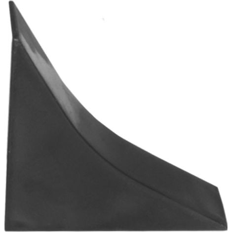 HOLZBRINK Endstück passend zu Abschlussleisten Schwarz PVC Küchenabschlussleiste 23x23 mm